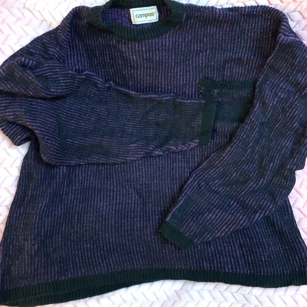 Purple/Black Sweater